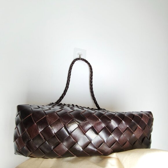 DRAGON DIFFUSION Rosanna shoulder chocolate brown bag - Picture 7 of 13